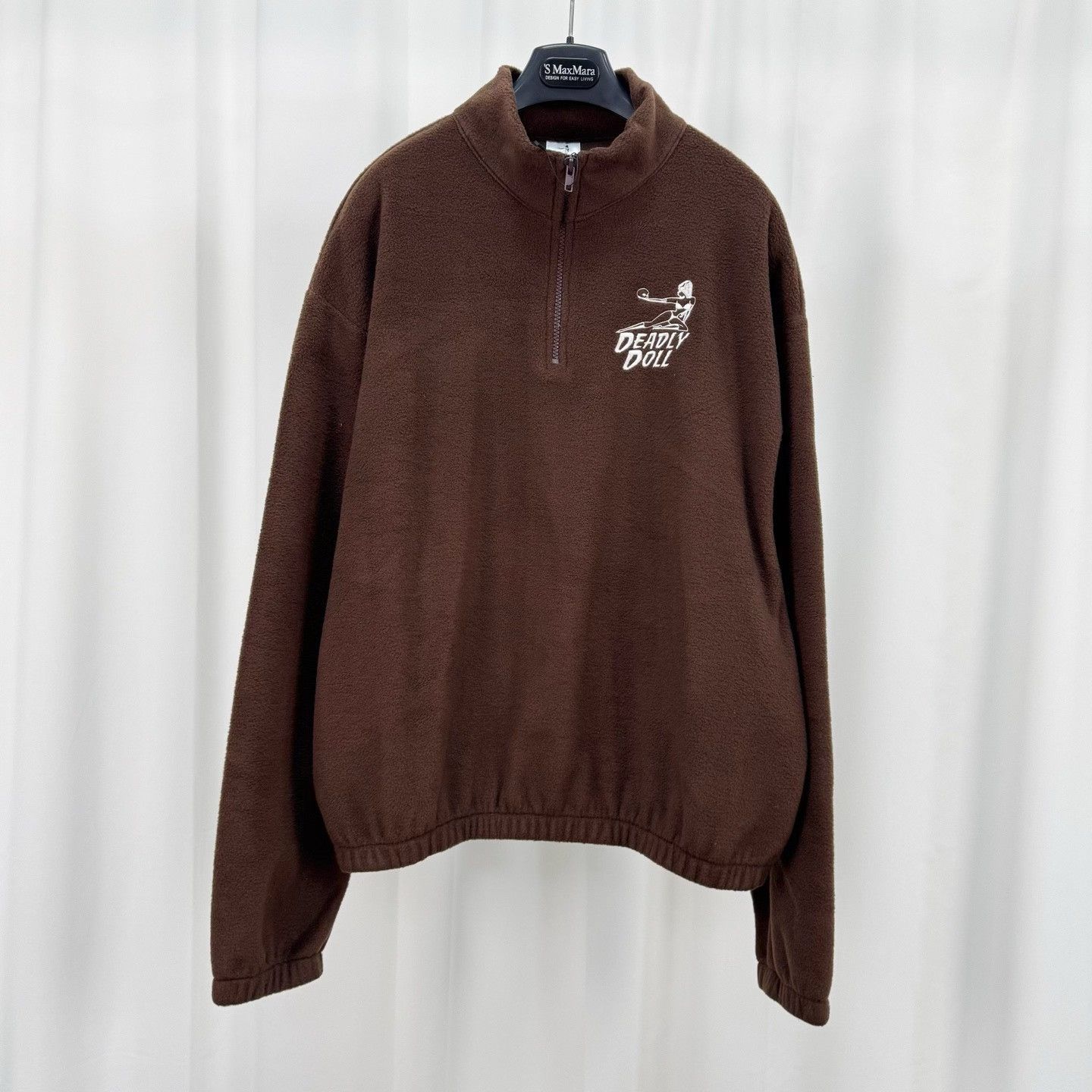 Deadly Doll Deadly Doll Embroidered Fleece Pullover Size M Size US M / EU 48-50 / 2 - 2 Thumbnail