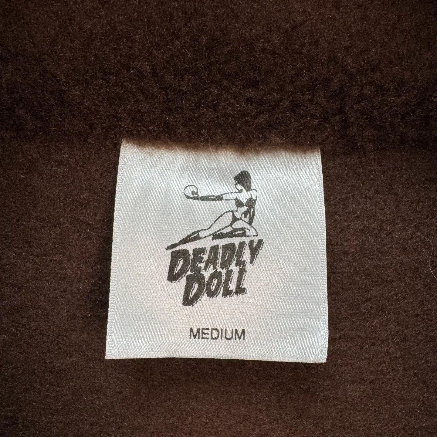 Deadly Doll Deadly Doll Embroidered Fleece Pullover Size M Size US M / EU 48-50 / 2 - 6 Thumbnail