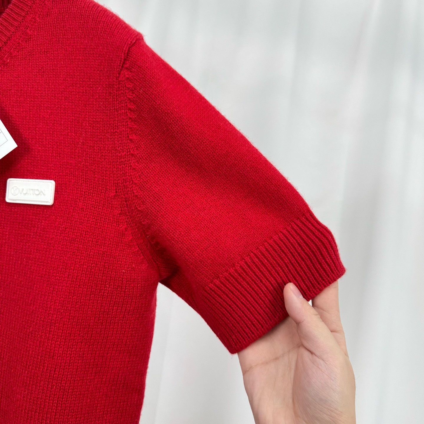 Louis Vuitton Louis Vuitton Red Zip Knit Sweater Size M Size M / US 6-8 / IT 42-44 - 5 Thumbnail