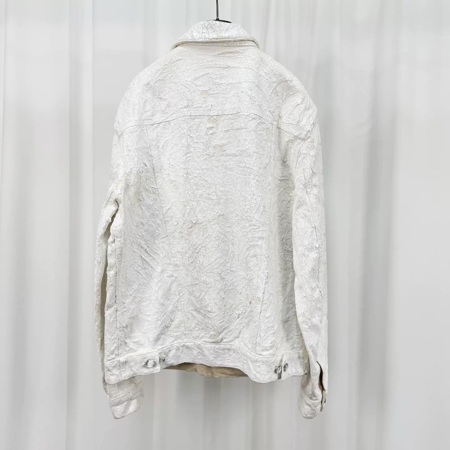 Givenchy Givenchy Cracked Plaster Denim Jacket XL Size US XL / EU 56 / 4 - 3 Thumbnail