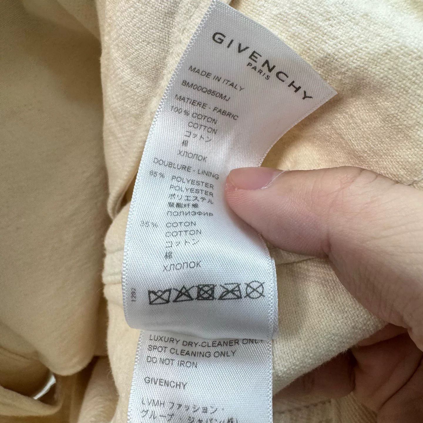 Givenchy Givenchy Cracked Plaster Denim Jacket XL Size US XL / EU 56 / 4 - 8 Thumbnail
