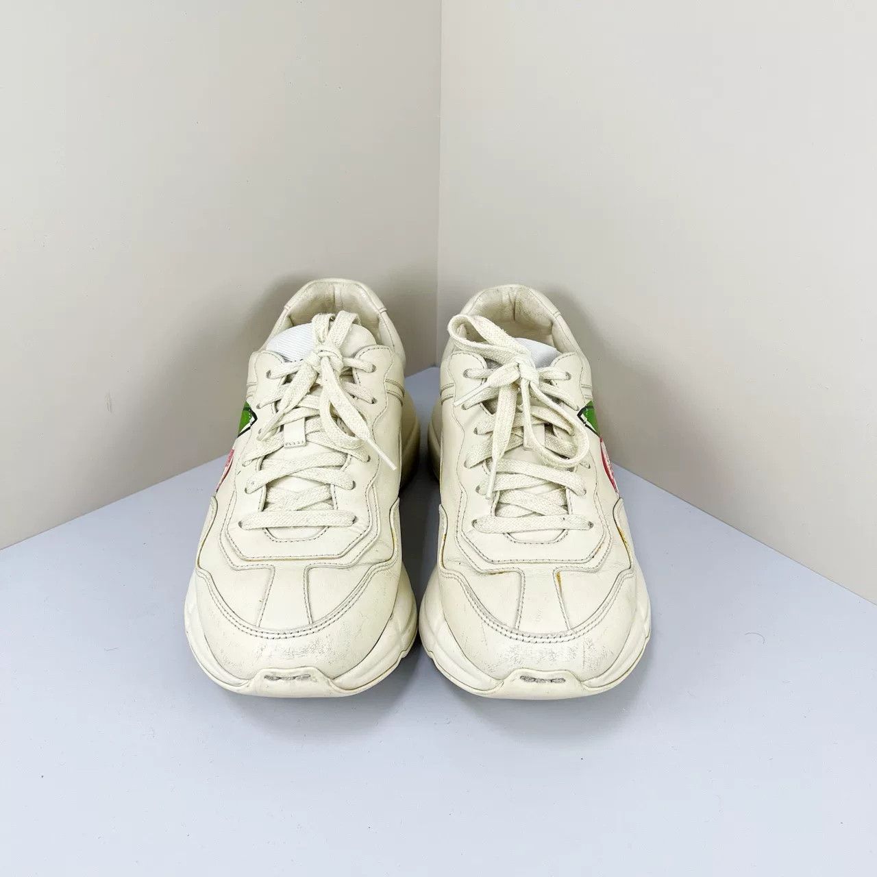 Gucci Gucci Apple GG Leather Sneakers Size 37 Size US 7 / IT 37 - 3 Thumbnail