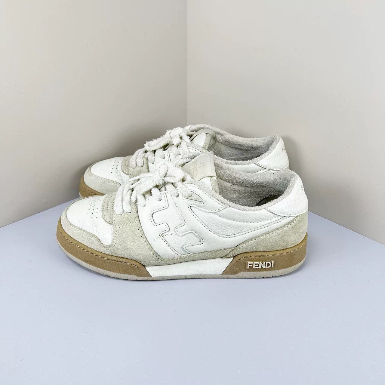 Fendi Fendi Match Suede Sneakers Size 7 Size US 7 / EU 40 - 2 Thumbnail