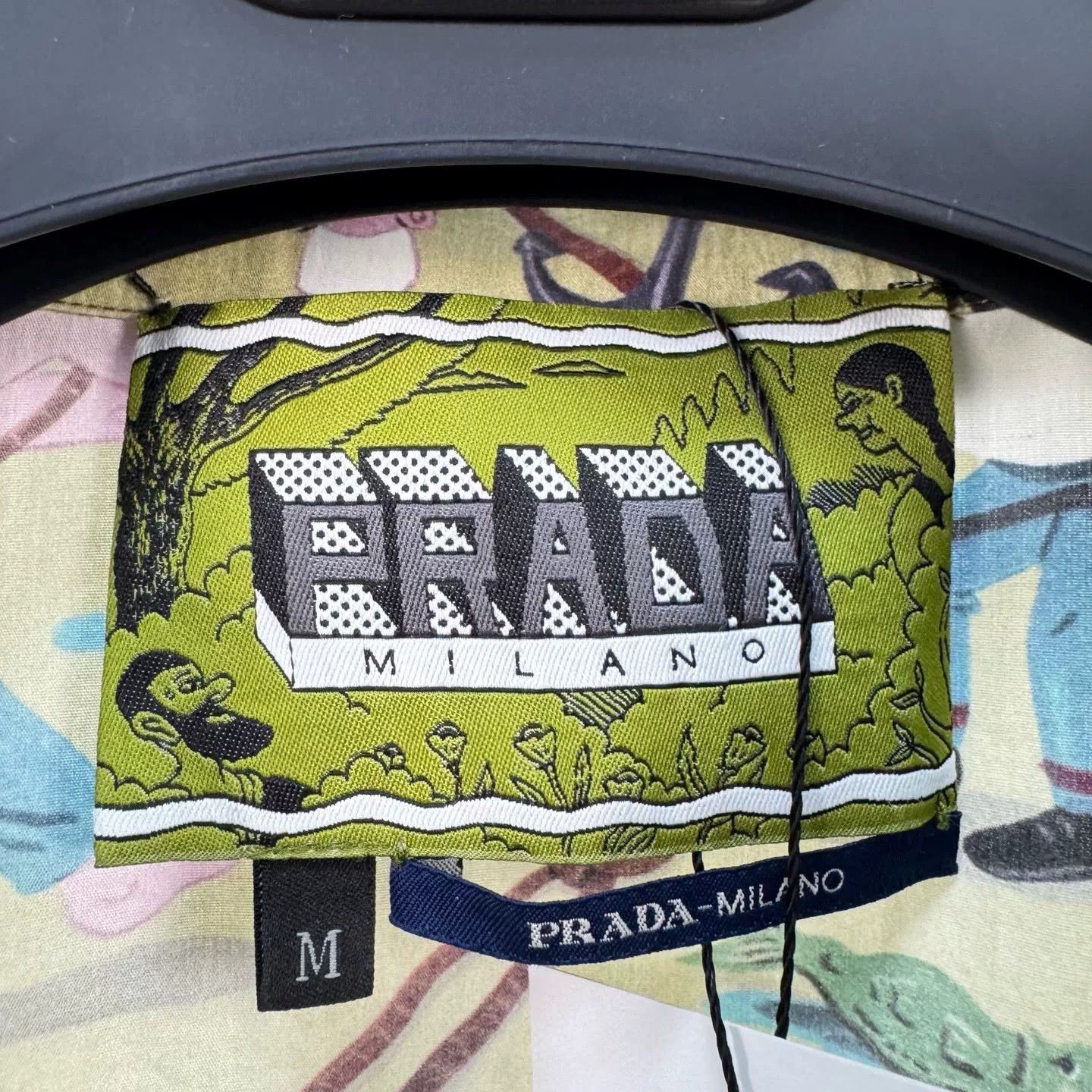 Prada Prada Sailor Cartoon Print Shirt Size M Size US M / EU 48-50 / 2 - 7 Thumbnail