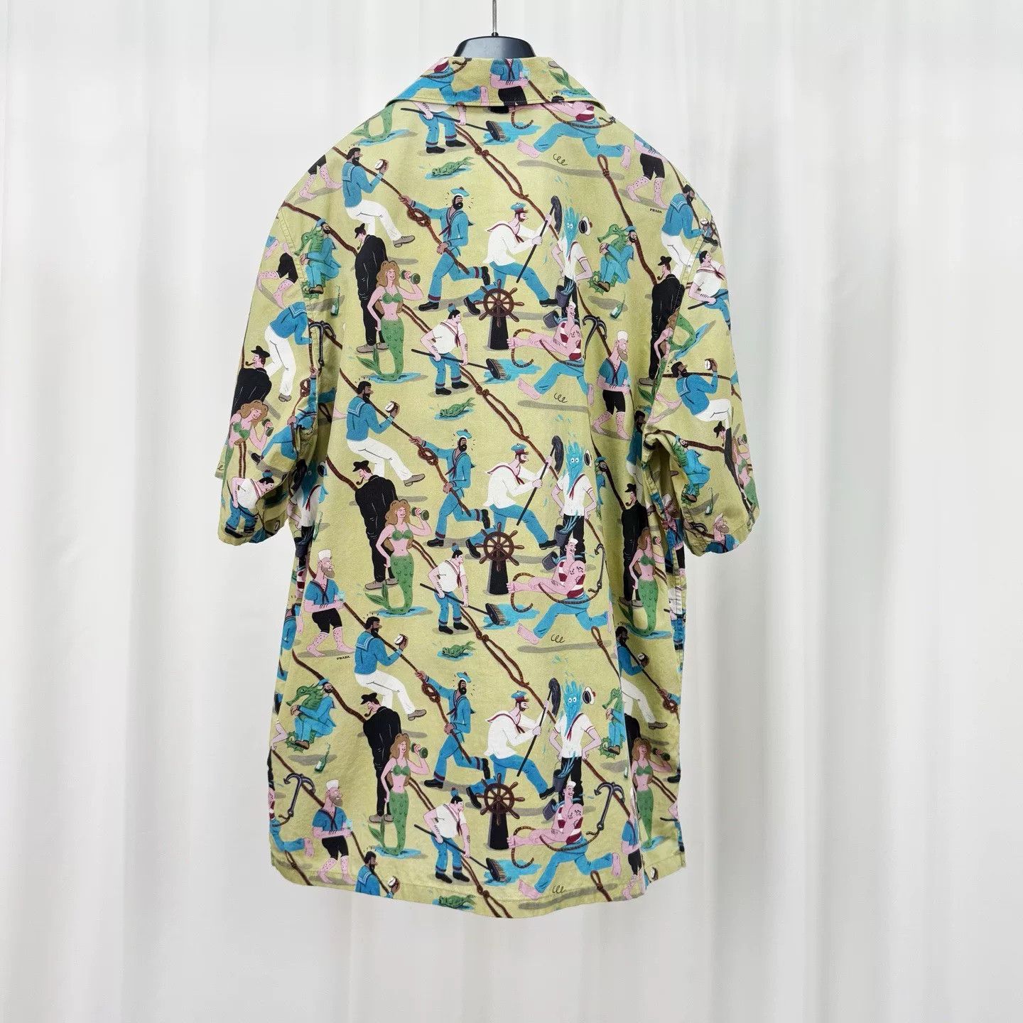 Prada Prada Sailor Cartoon Print Shirt Size M Size US M / EU 48-50 / 2 - 3 Thumbnail