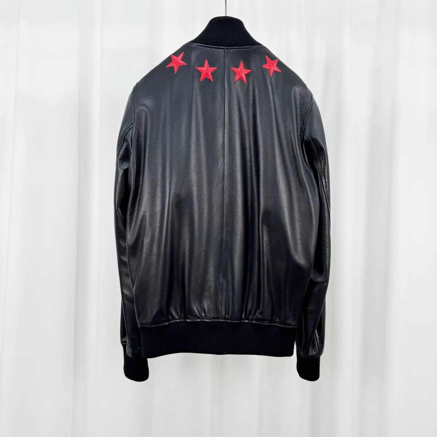 Givenchy Givenchy Star Embroidered Lambskin Varsity Jacket Size S Size US S / EU 44-46 / 1 - 3 Thumbnail