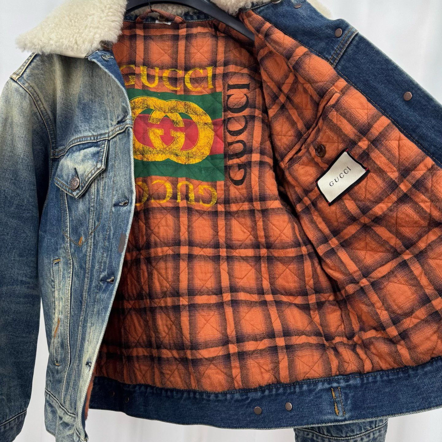 Gucci Gucci Guccification Denim Jacket Size XS Size US XS / EU 42 / 0 - 6 Thumbnail