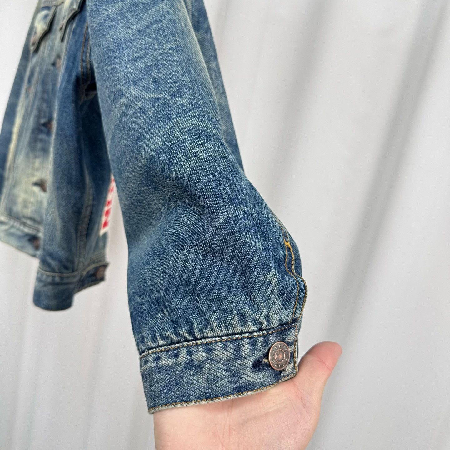 Gucci Gucci Guccification Denim Jacket Size XS Size US XS / EU 42 / 0 - 5 Thumbnail