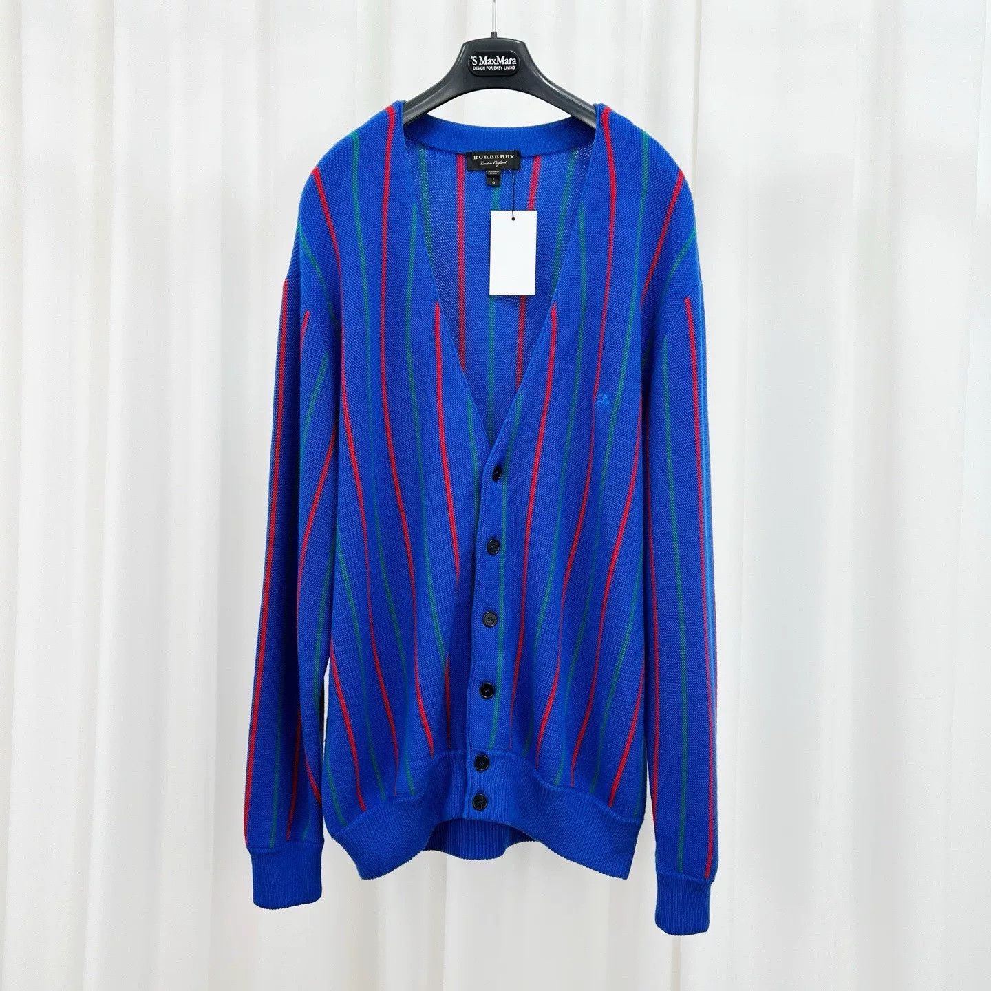 Burberry Burberry Striped Wool Knit Cardigan L Size US L / EU 52-54 / 3 - 2 Thumbnail