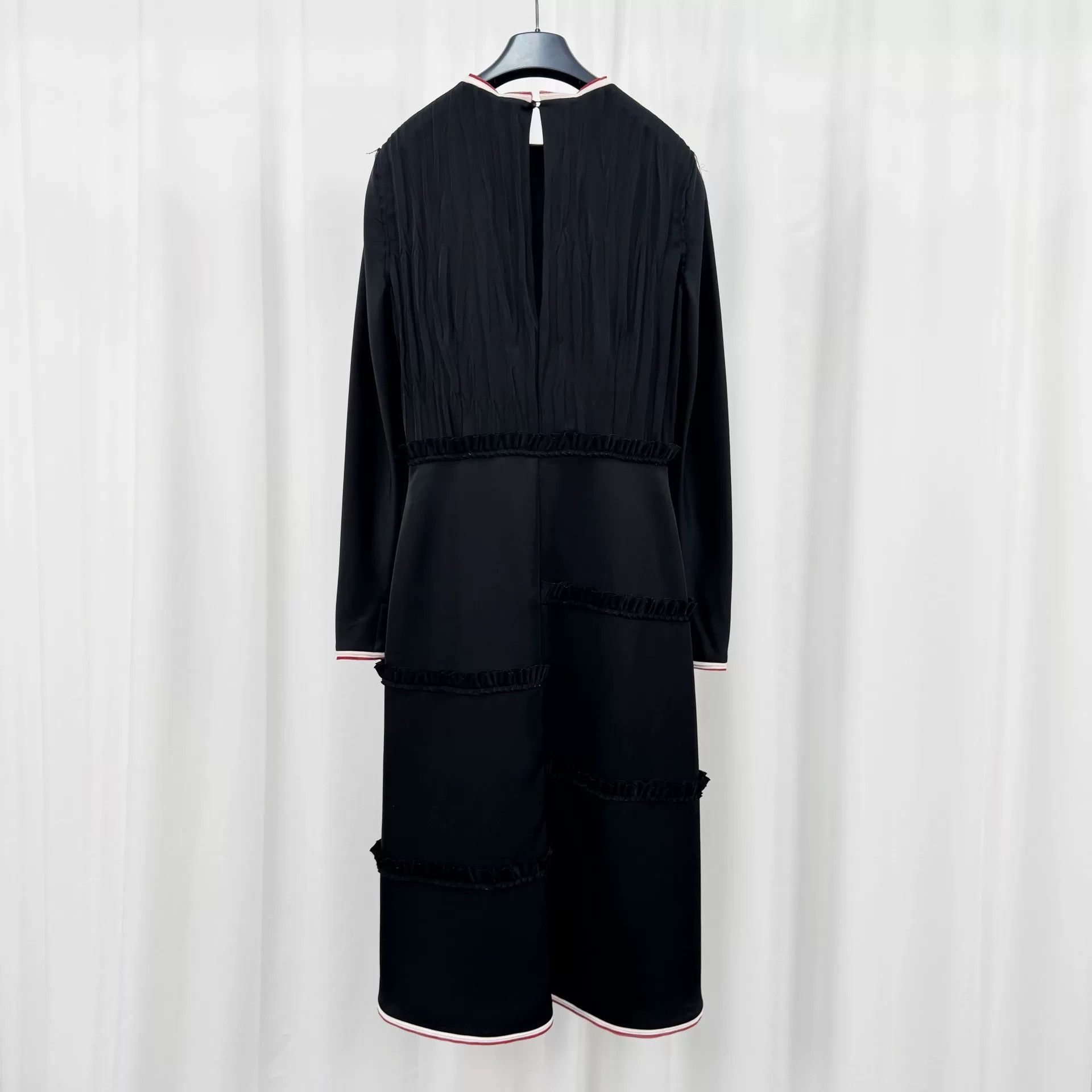 Loewe Loewe Black Acetate Midi Dress Size 36 Size XS / US 0-2 / IT 36-38 - 3 Thumbnail