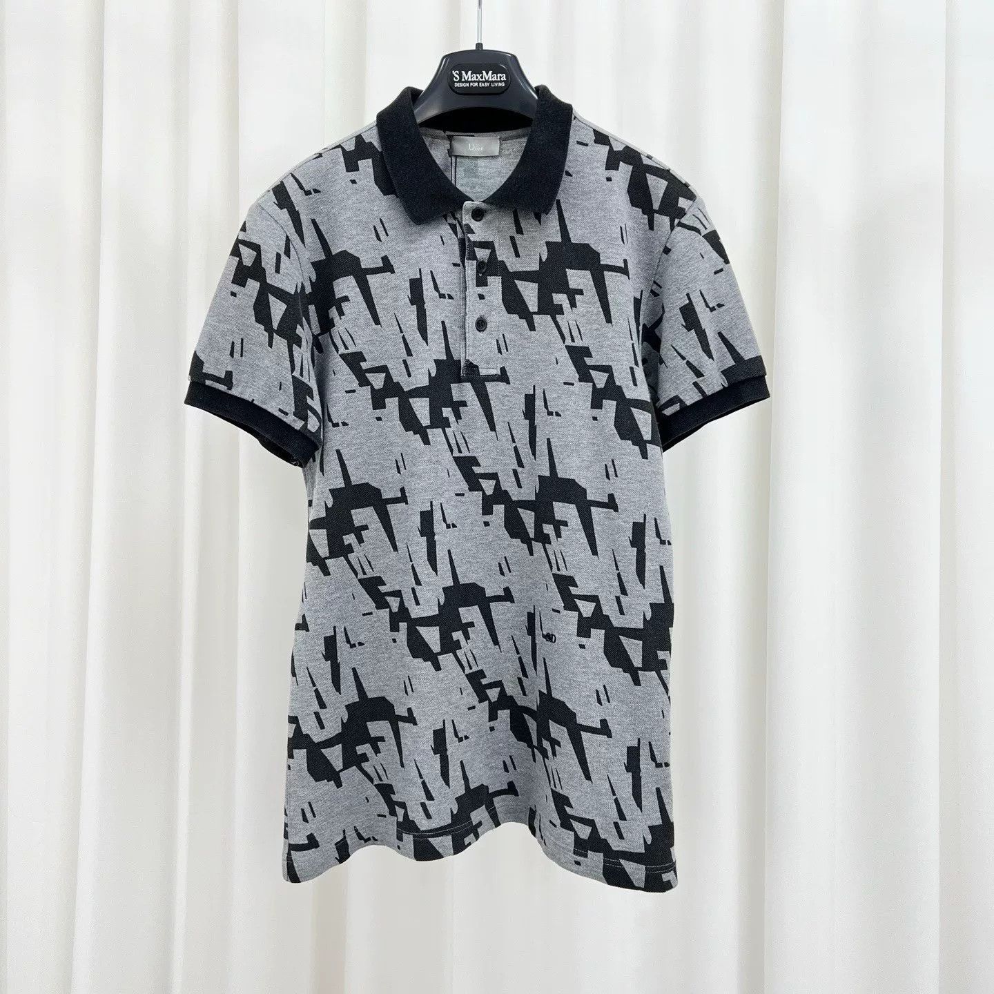 Dior Dior Metal CD Pattern Polo Shirt Size S Size US S / EU 44-46 / 1 - 2 Thumbnail