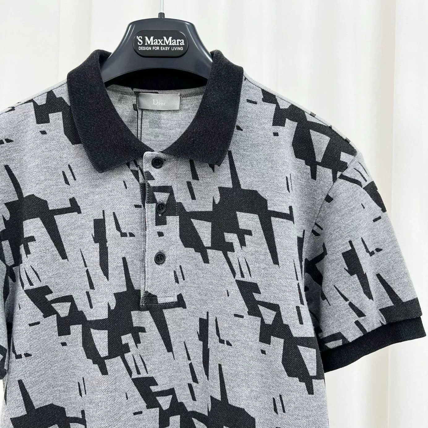 Dior Dior Metal CD Pattern Polo Shirt Size S Size US S / EU 44-46 / 1 - 4 Thumbnail