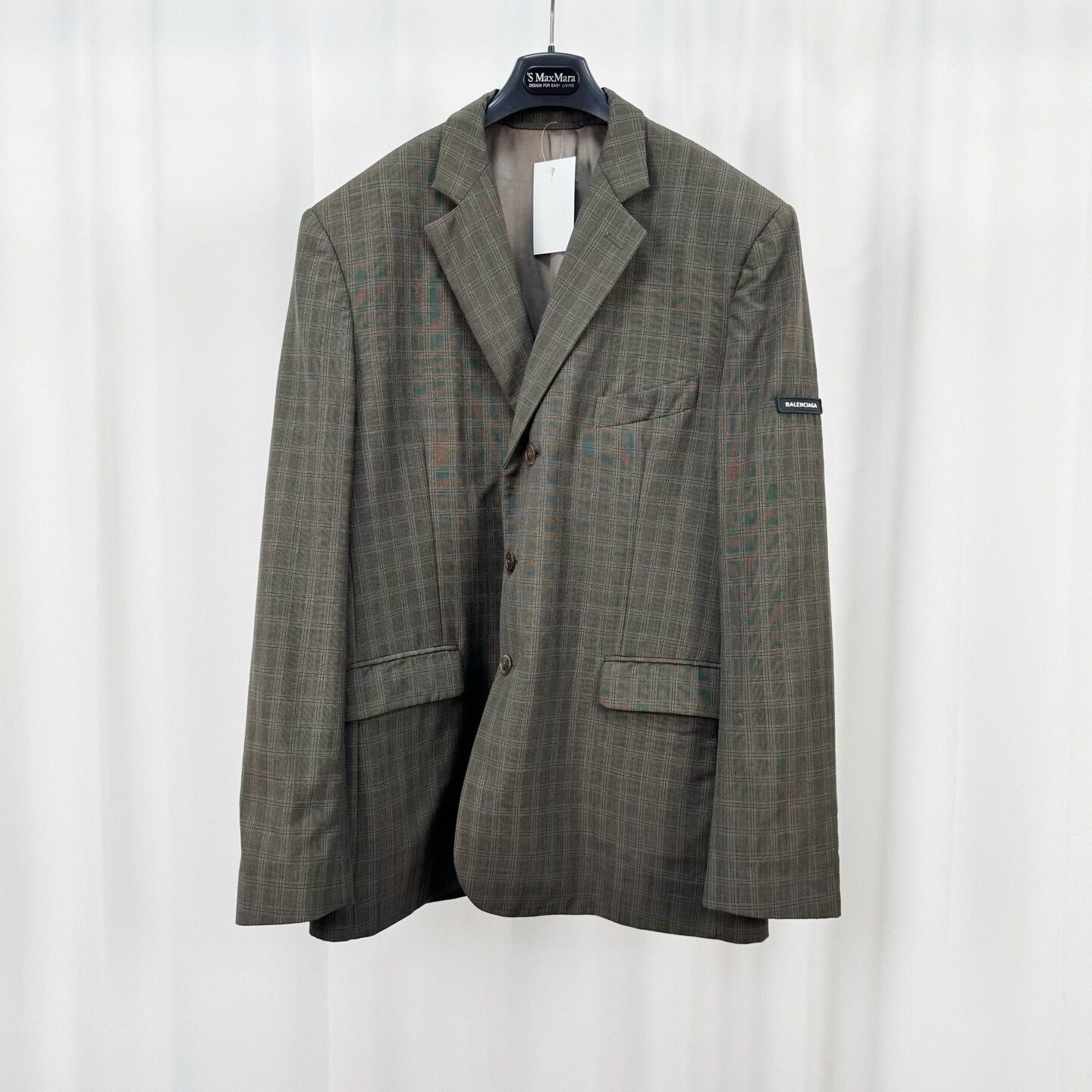 Balenciaga Balenciaga Plaid Blazer Size 46R Size 46R - 2 Thumbnail