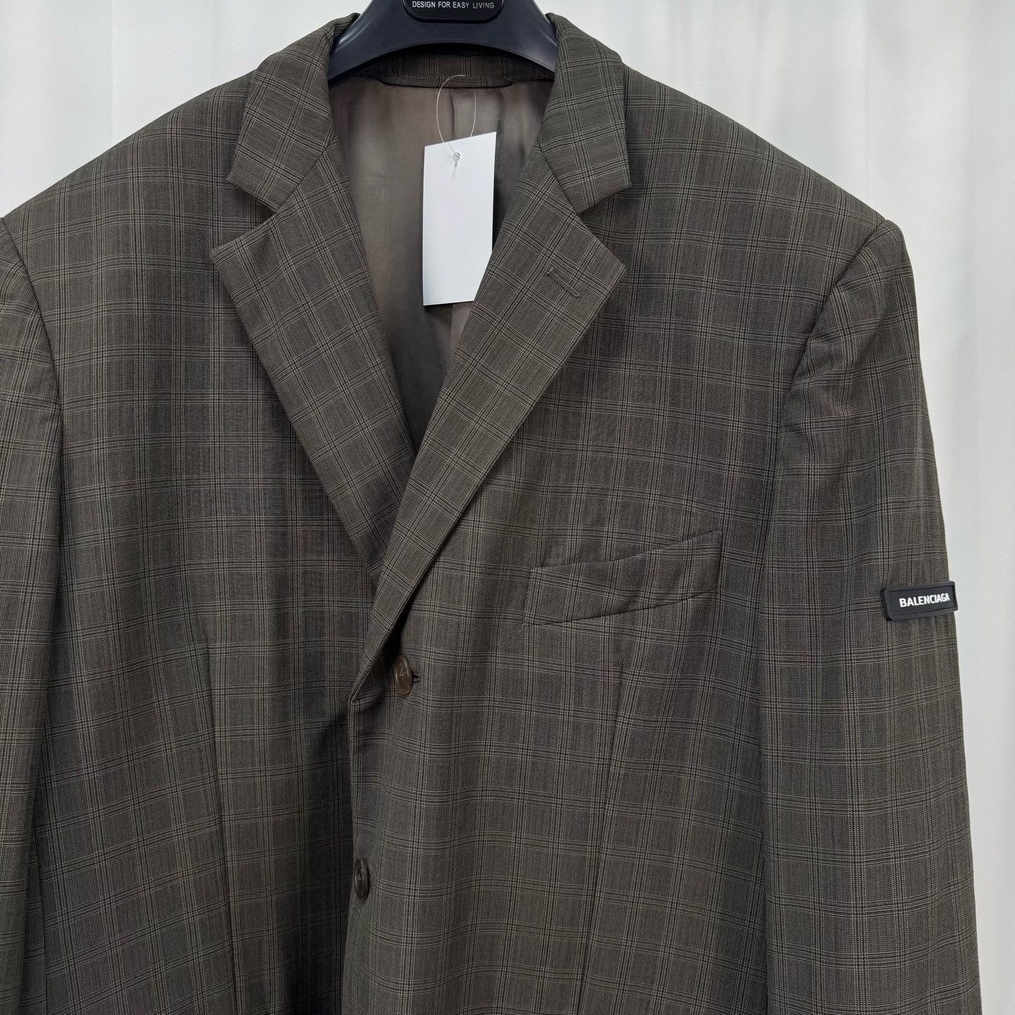 Balenciaga Balenciaga Plaid Blazer Size 46R Size 46R - 4 Thumbnail