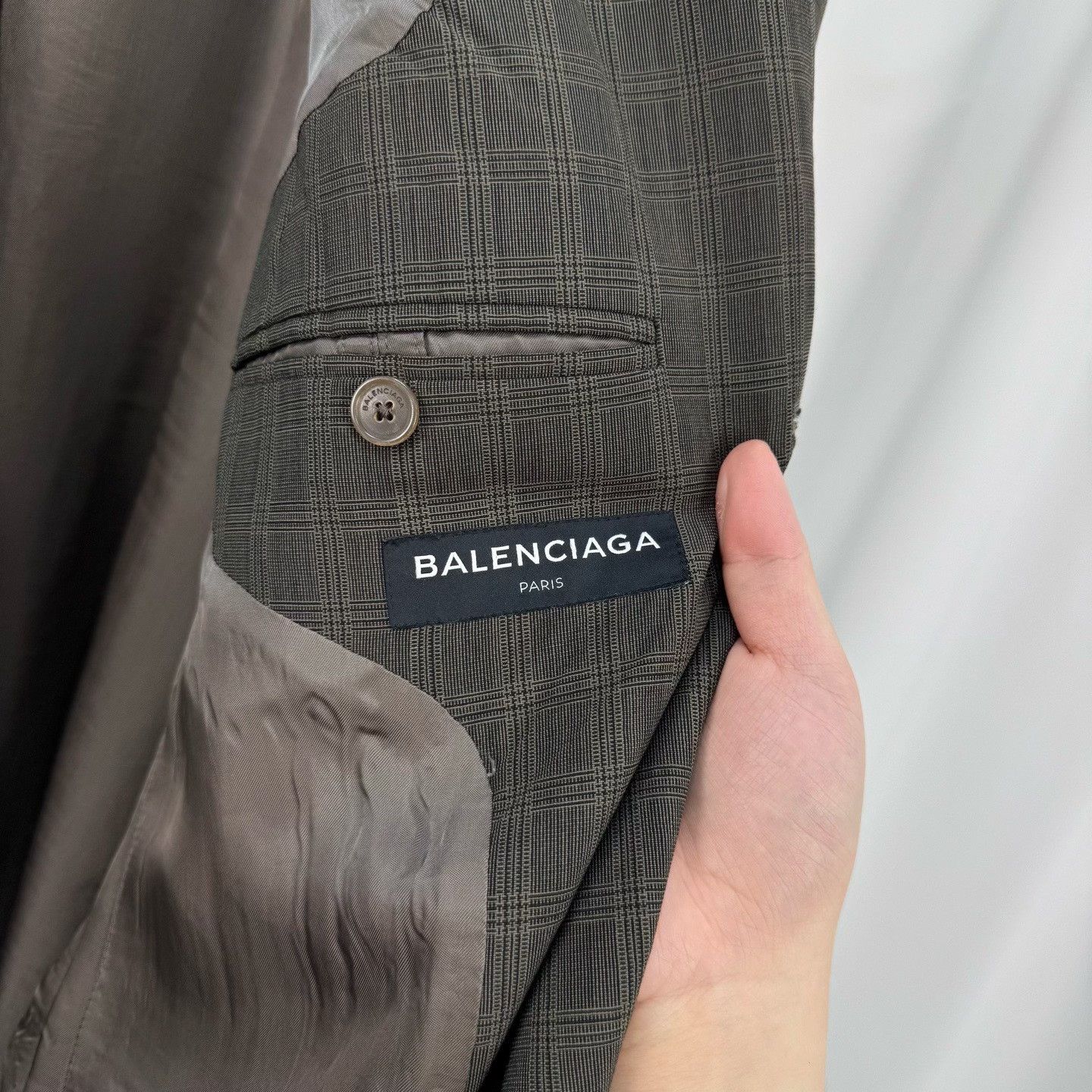 Balenciaga Balenciaga Plaid Blazer Size 46R Size 46R - 6 Thumbnail