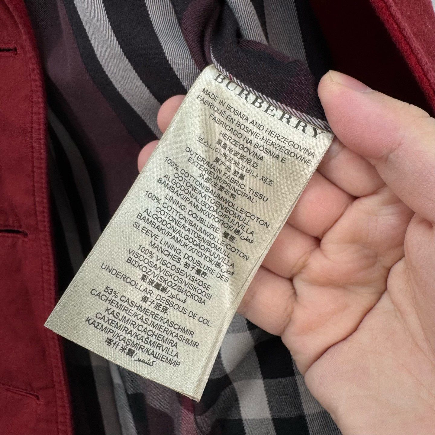 Burberry Burberry Red Trench Coat Size UK 6 Size XS / US 0-2 / IT 36-38 - 8 Thumbnail