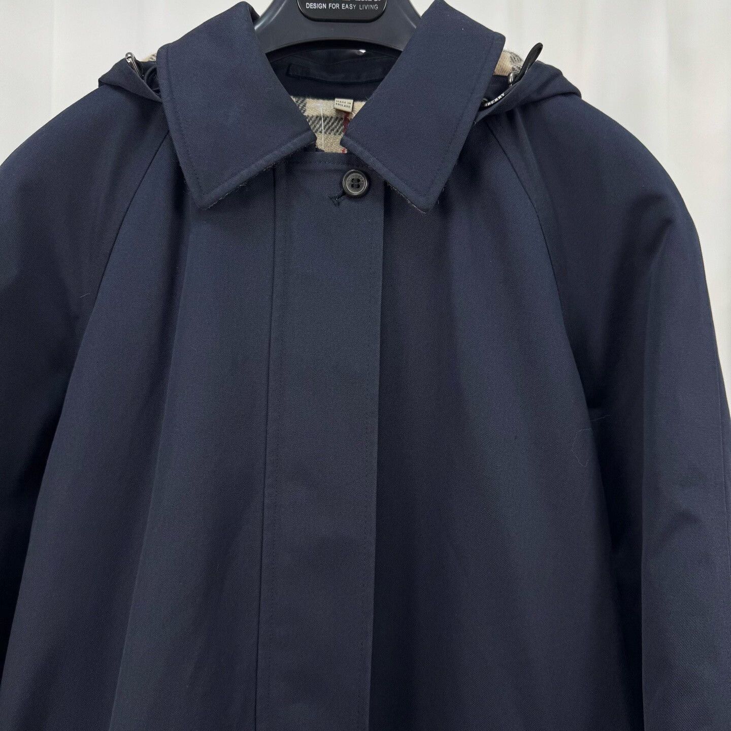 Burberry Burberry Check Lined Hooded Coat UK 6 Size XS / US 0-2 / IT 36-38 - 4 Thumbnail
