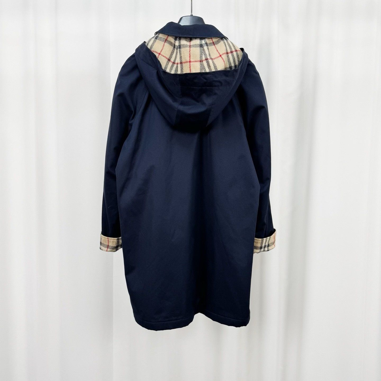 Burberry Burberry Check Lined Hooded Coat UK 6 Size XS / US 0-2 / IT 36-38 - 3 Thumbnail