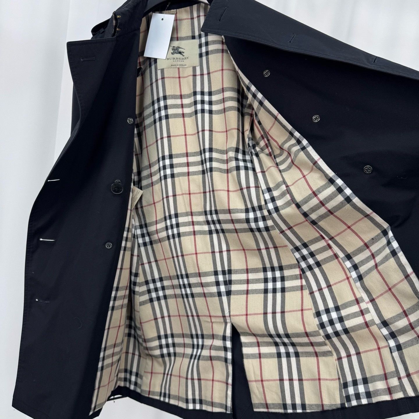 Burberry Burberry Black Trench Coat Size UK 4 Size XS / US 0-2 / IT 36-38 - 6 Thumbnail