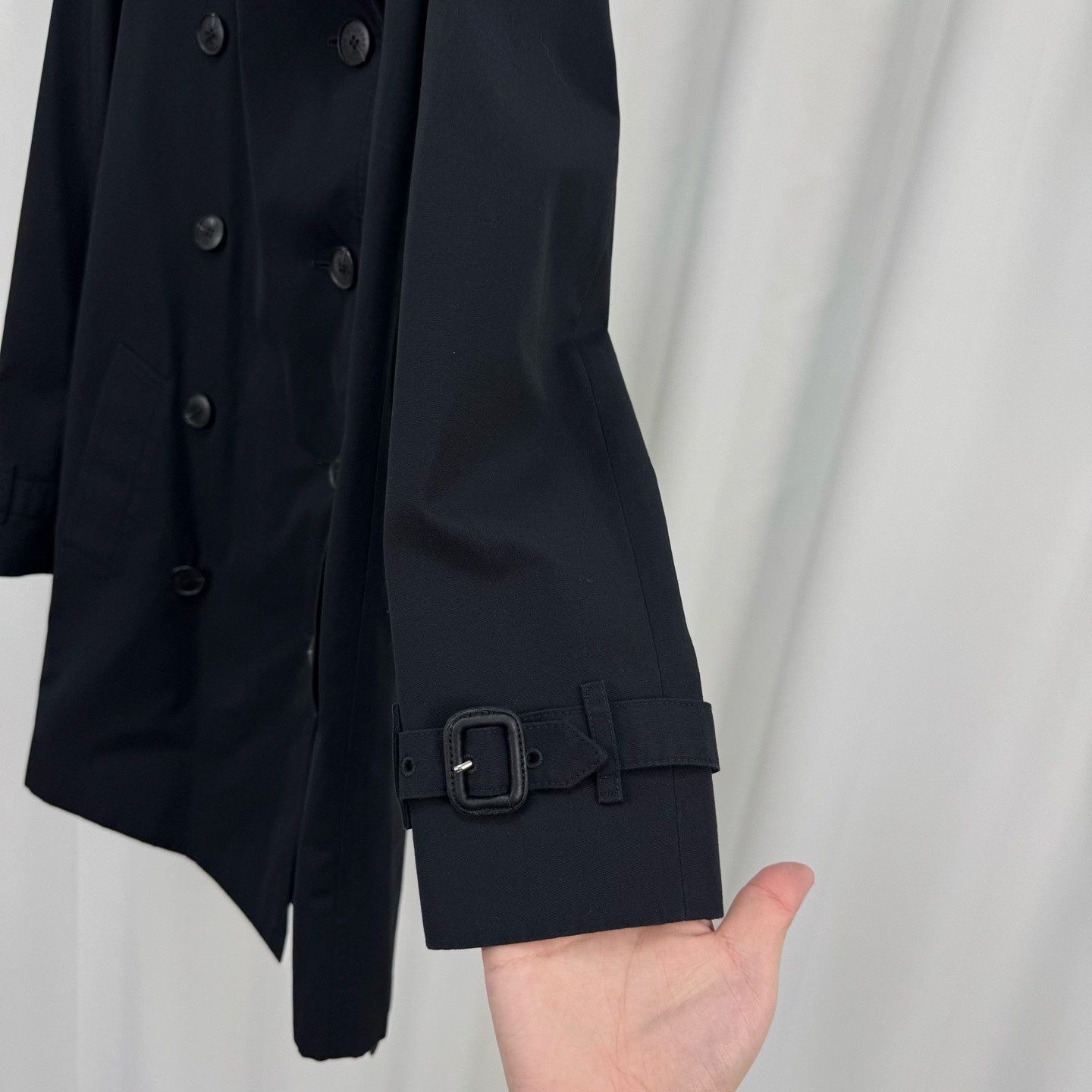 Burberry Burberry Black Trench Coat Size UK 4 Size XS / US 0-2 / IT 36-38 - 5 Thumbnail