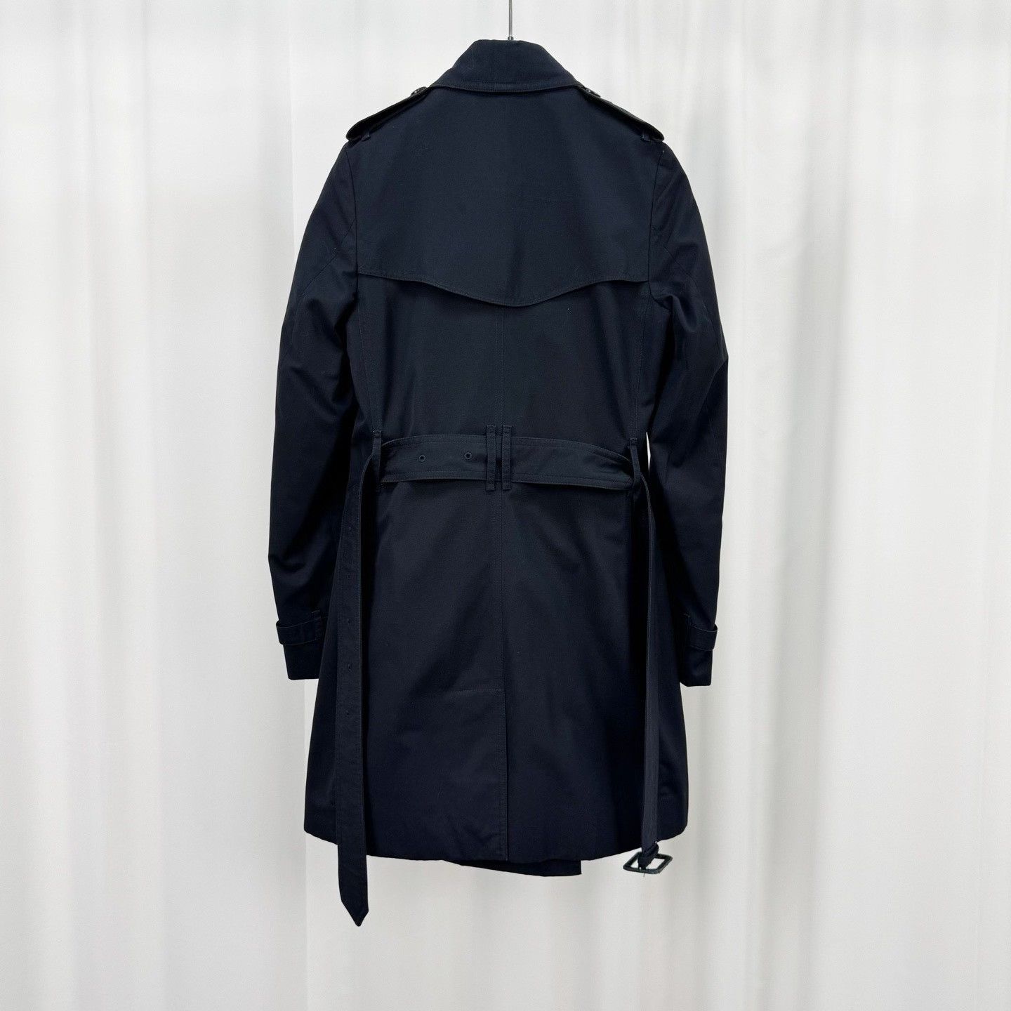 Burberry Burberry Black Trench Coat Size UK 4 Size XS / US 0-2 / IT 36-38 - 3 Thumbnail