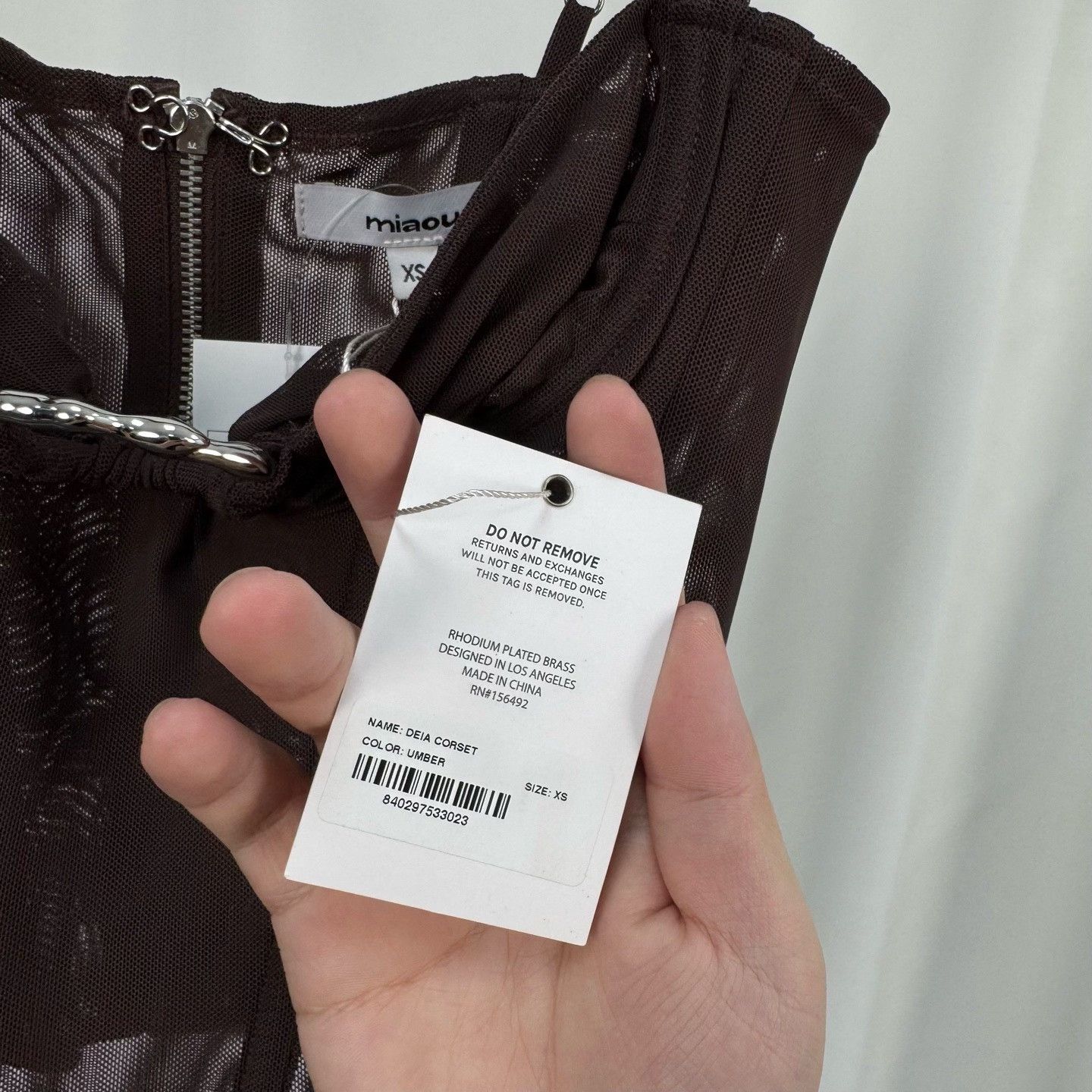 Miaou Miaou Deia Corset Size XS Size XS / US 0-2 / IT 36-38 - 5 Thumbnail