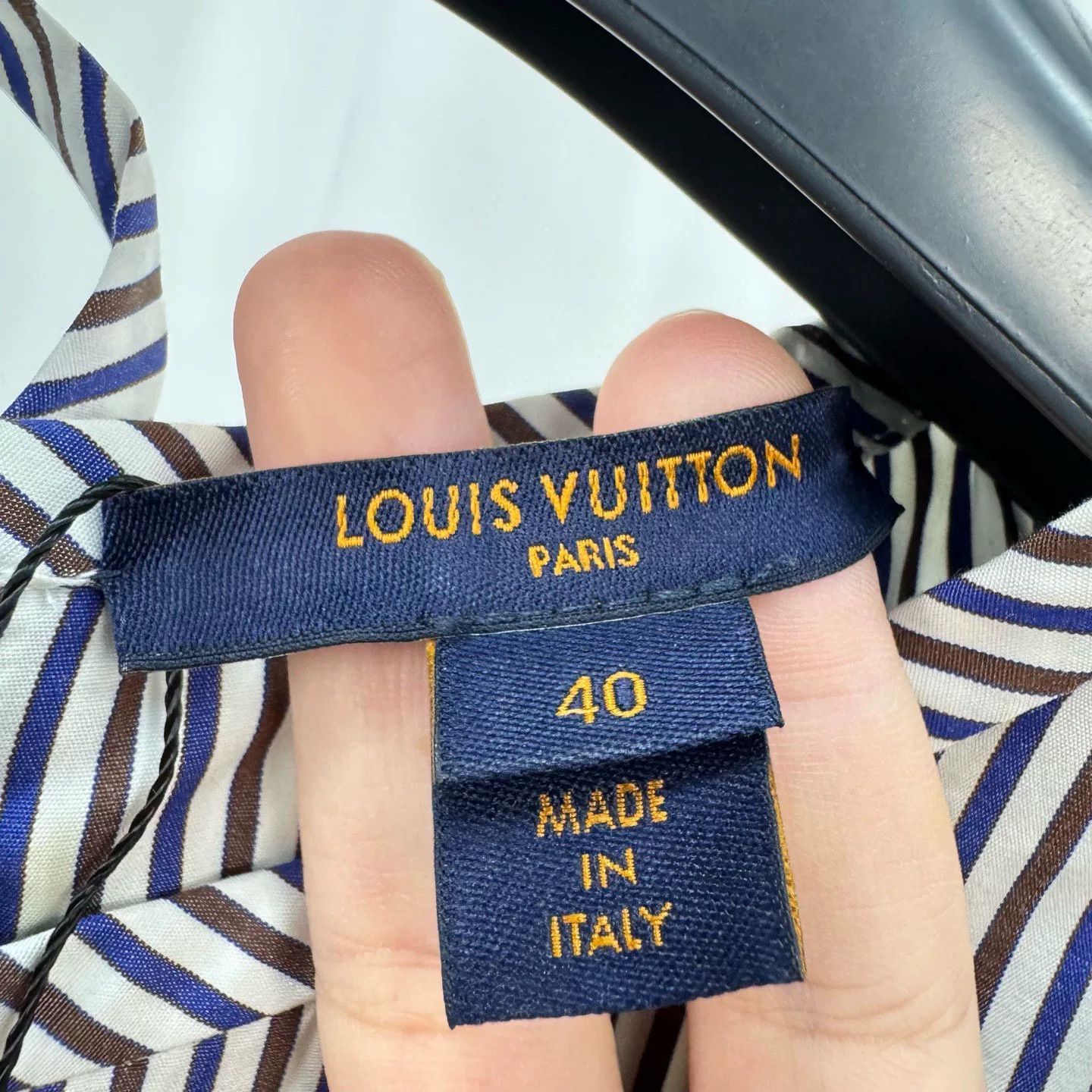 Louis Vuitton Louis Vuitton Striped Lace Panel Dress Size 40 Size M / US 6-8 / IT 42-44 - 6 Thumbnail