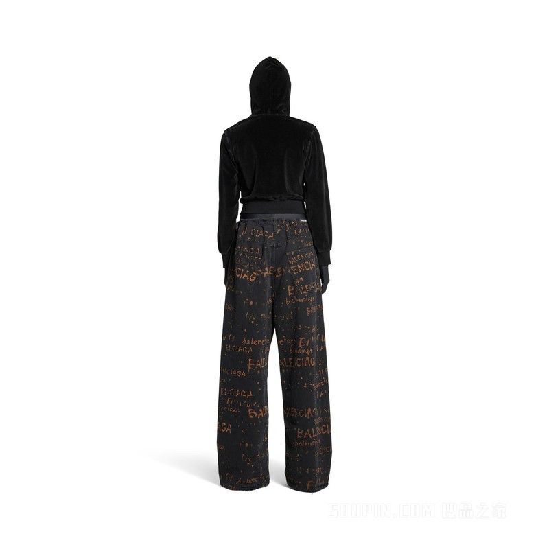 Balenciaga bleachy allover oversized baggy pants Size US 34 / EU 50 - 5 Thumbnail