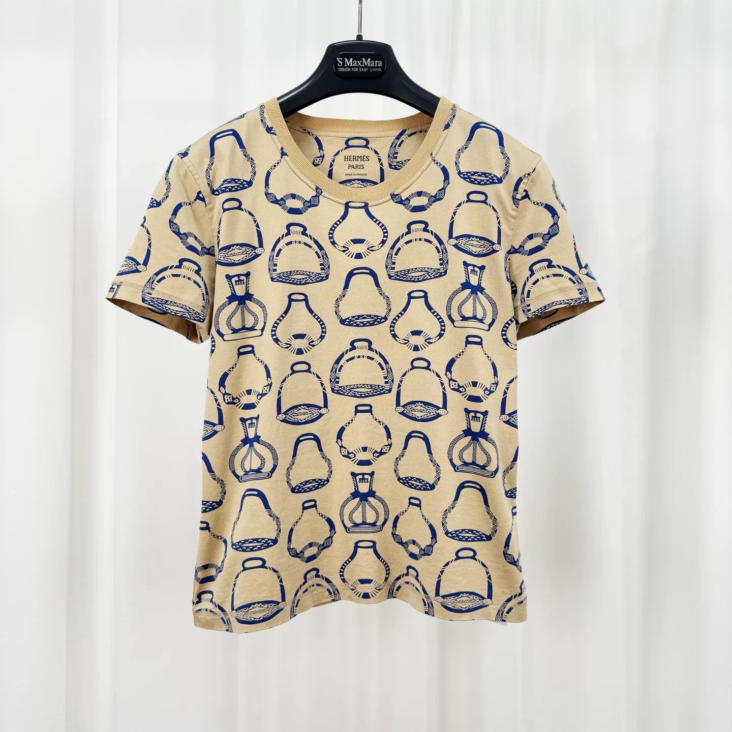 Hermes Hermes Equestrian Stirrup Print T-Shirt Size 38 Size S / US 4 / IT 40 - 2 Thumbnail