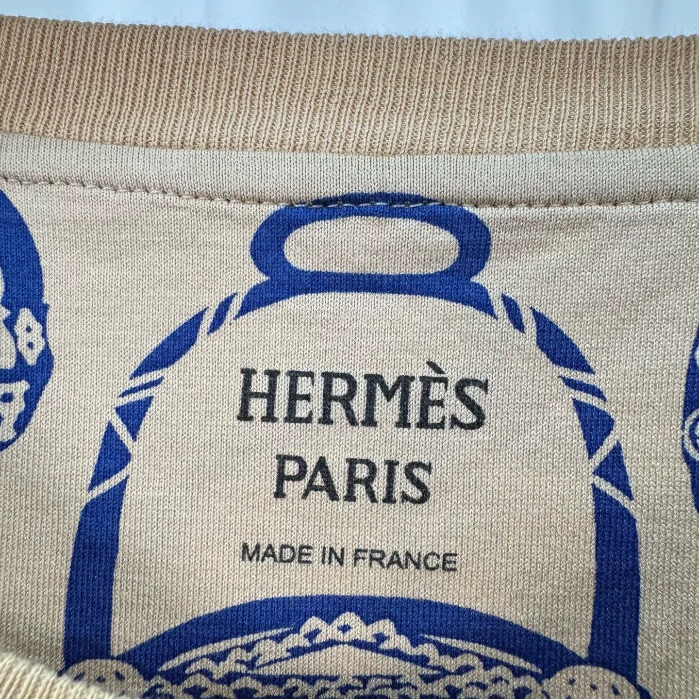 Hermes Hermes Equestrian Stirrup Print T-Shirt Size 38 Size S / US 4 / IT 40 - 6 Thumbnail