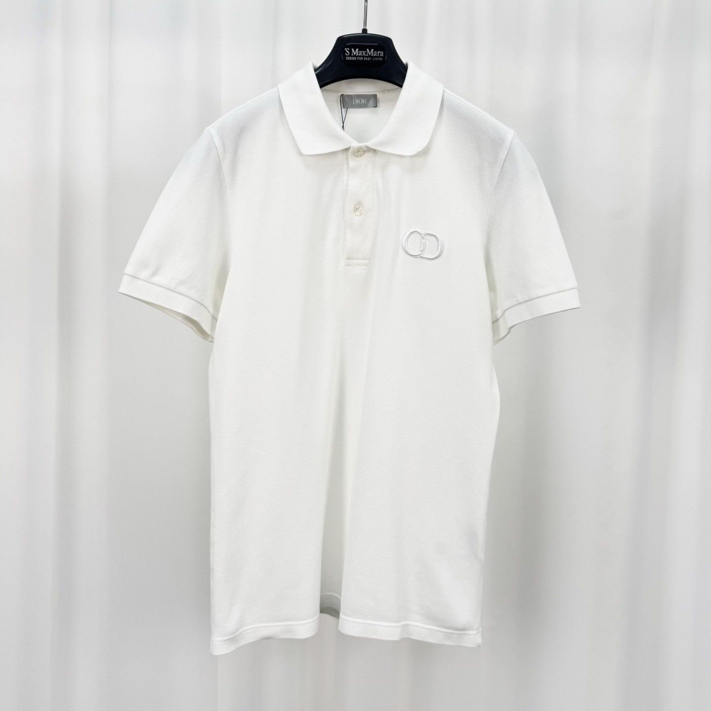 Dior Dior Embroidered CD Logo Polo Shirt Size S Size US S / EU 44-46 / 1 - 2 Thumbnail