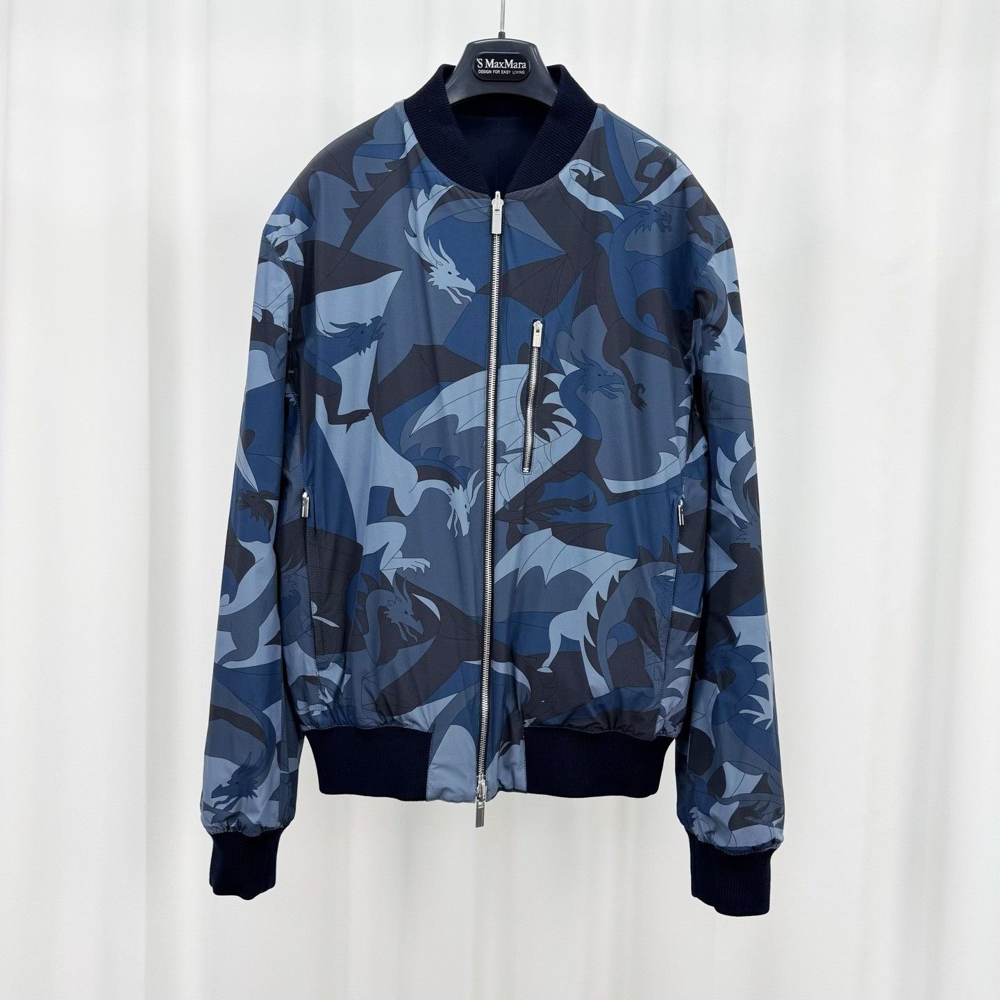 Hermes Hermes Dragon Reversible Bomber Jacket Size M Size US M / EU 48-50 / 2 - 2 Thumbnail