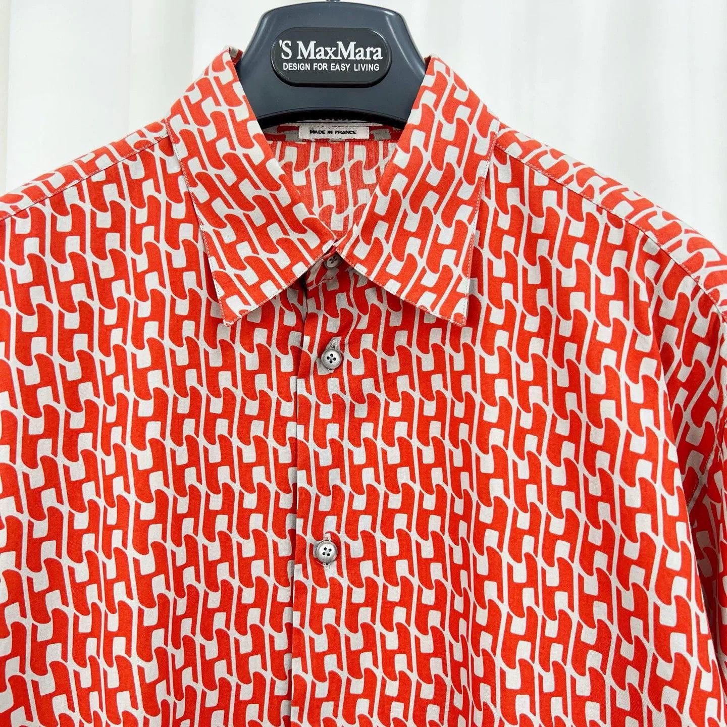 Hermes Hermès Patterned Button Up Shirt Size M Size US M / EU 48-50 / 2 - 4 Thumbnail