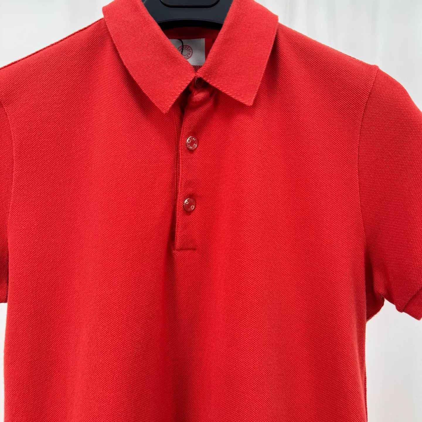 Hermes Hermès Sellier Red Polo Shirt Size 14 Size US XXS / EU 40 - 4 Thumbnail