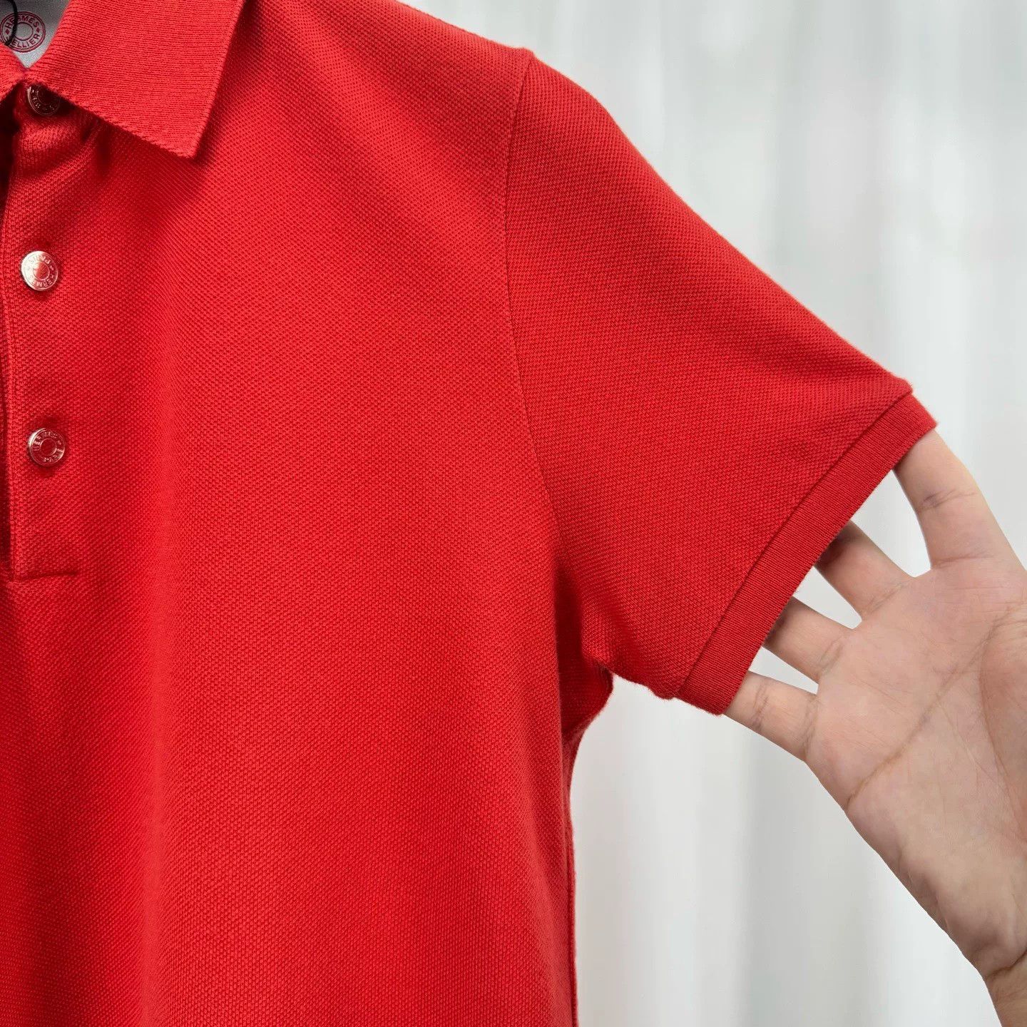 Hermes Hermès Sellier Red Polo Shirt Size 14 Size US XXS / EU 40 - 5 Thumbnail