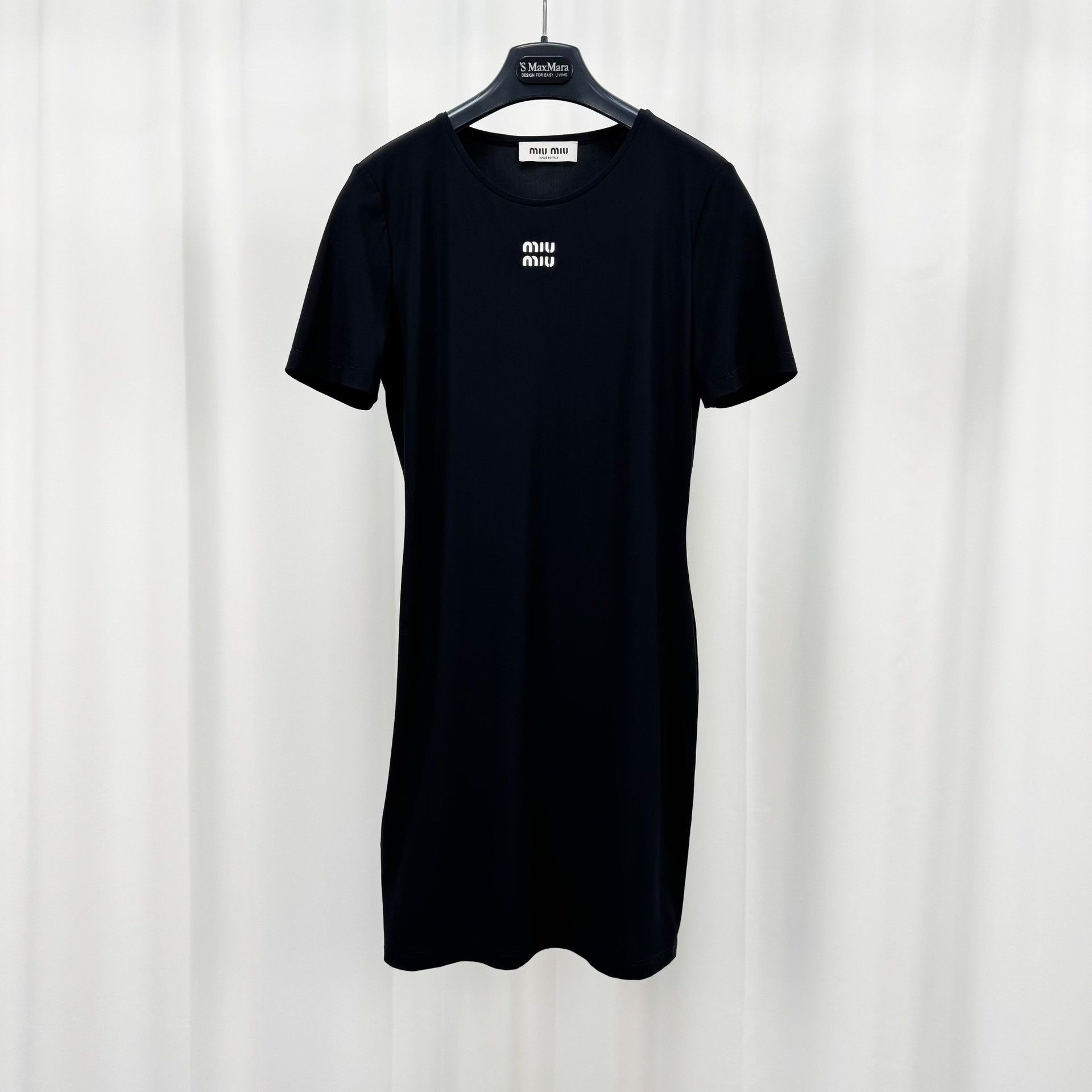 Miu Miu Miu Miu Logo Stretch Mini Dress Size 42 Size M / US 6-8 / IT 42-44 - 2 Thumbnail