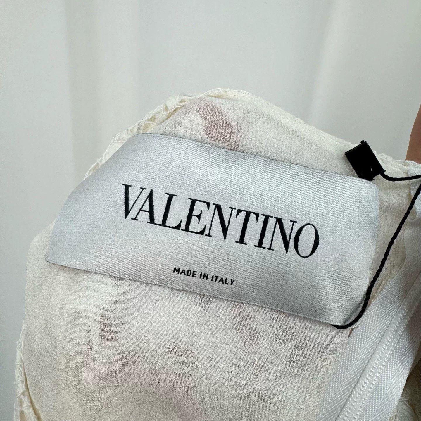 Valentino Valentino White Lace Floral Ruffle Sleeve Dress Size 38 Size XS / US 0-2 / IT 36-38 - 6 Thumbnail
