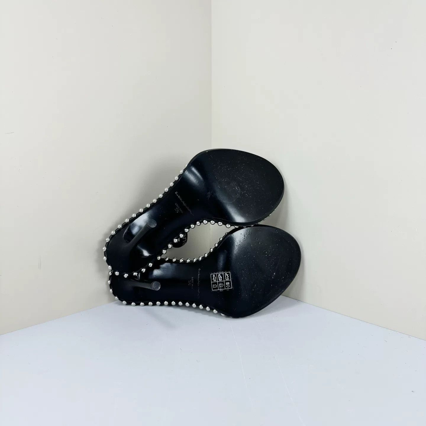 Alexander Wang Alexander Wang Studded Logo Heel Sandals Size 35 Size US 5 / IT 35 - 6 Thumbnail