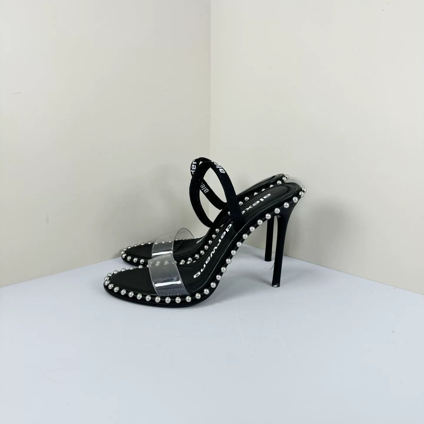 Alexander Wang Alexander Wang Studded Logo Heel Sandals Size 35 Size US 5 / IT 35 - 3 Thumbnail