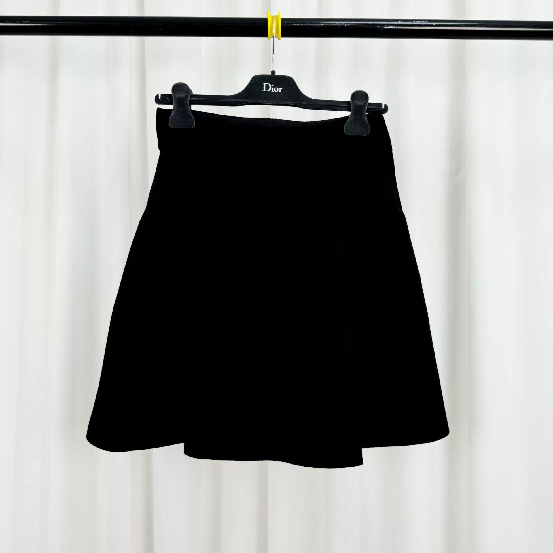 Miu Miu Miu Miu Black Wool Mini Skirt Size 40 Size 27" / US 4 / IT 40 - 2 Thumbnail