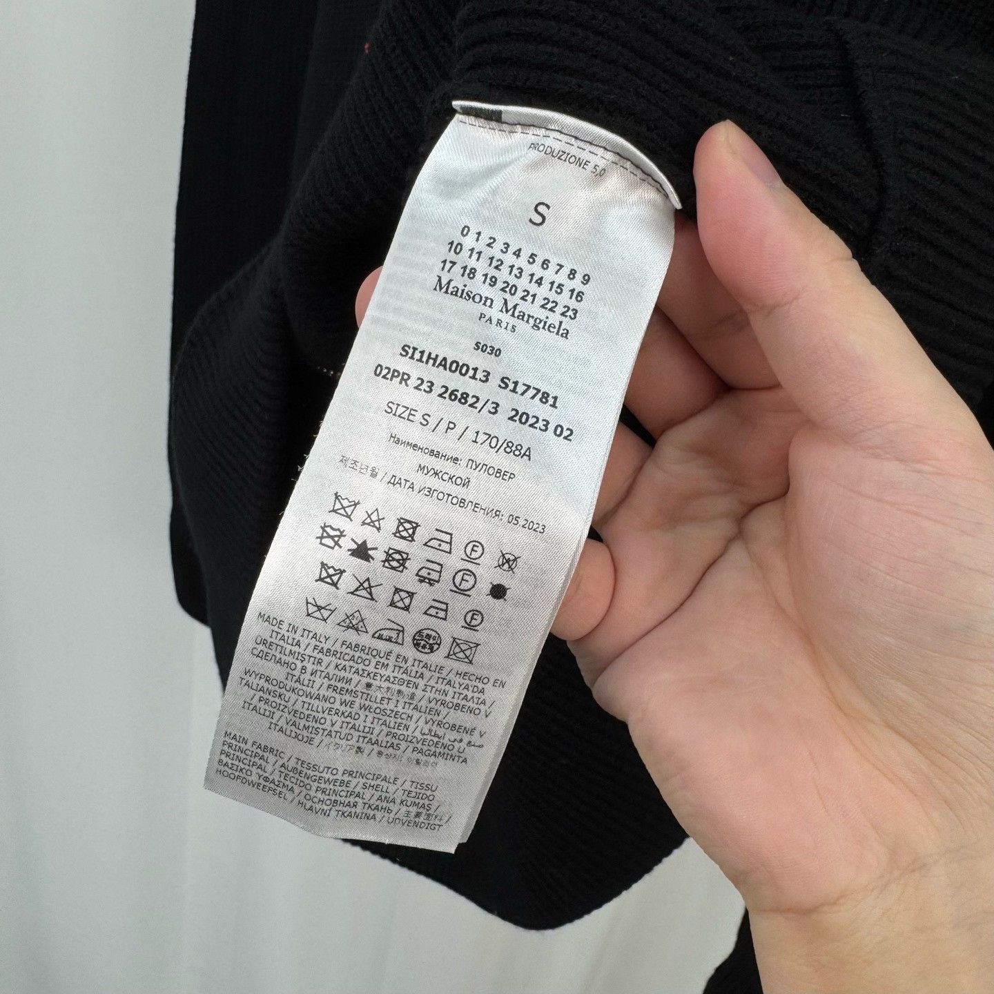 Maison Margiela Maison Margiela Ribbed Full Zip Sweater Size S Size US S / EU 44-46 / 1 - 7 Thumbnail