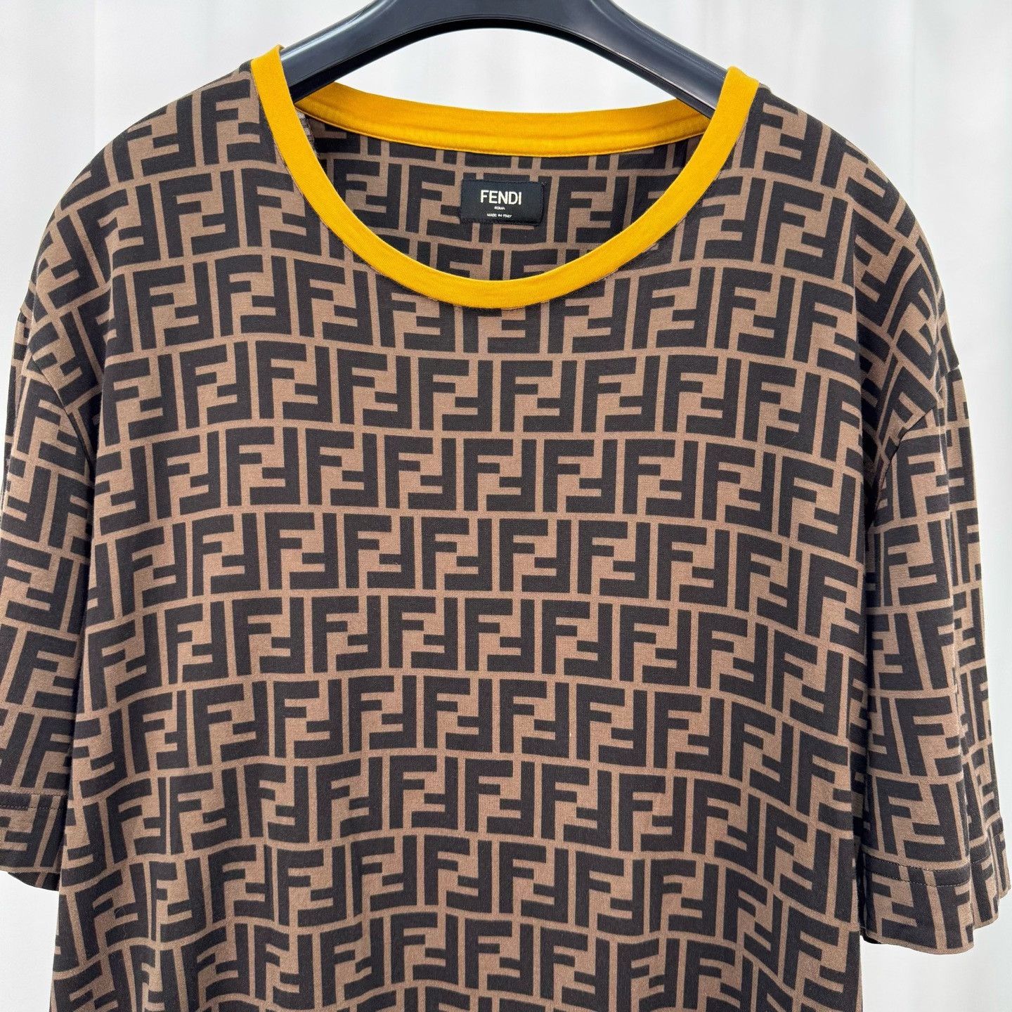 Fendi Fendi FF Monogram T-Shirt Size XL Size US XL / EU 56 / 4 - 4 Thumbnail