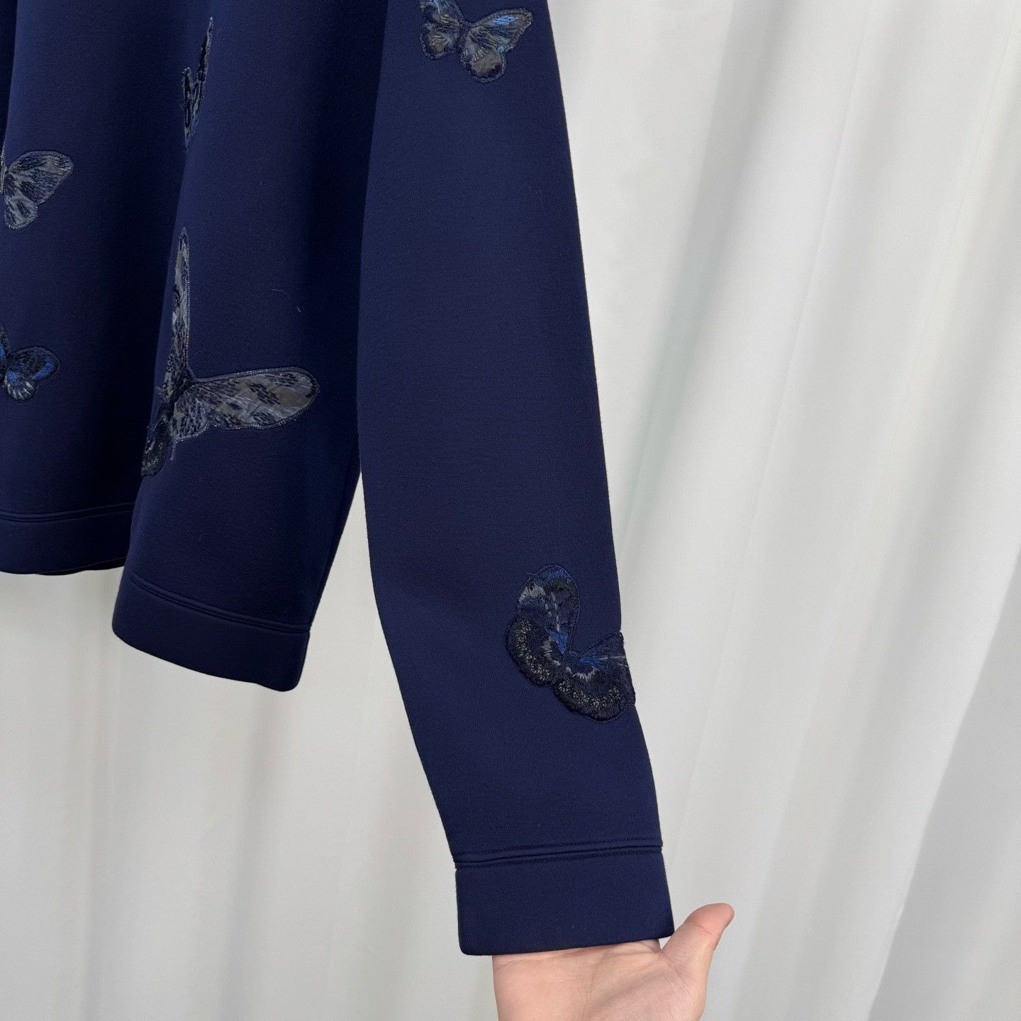 Valentino Valentino Butterfly Embroidered Sweatshirt Size S Size US S / EU 44-46 / 1 - 5 Thumbnail