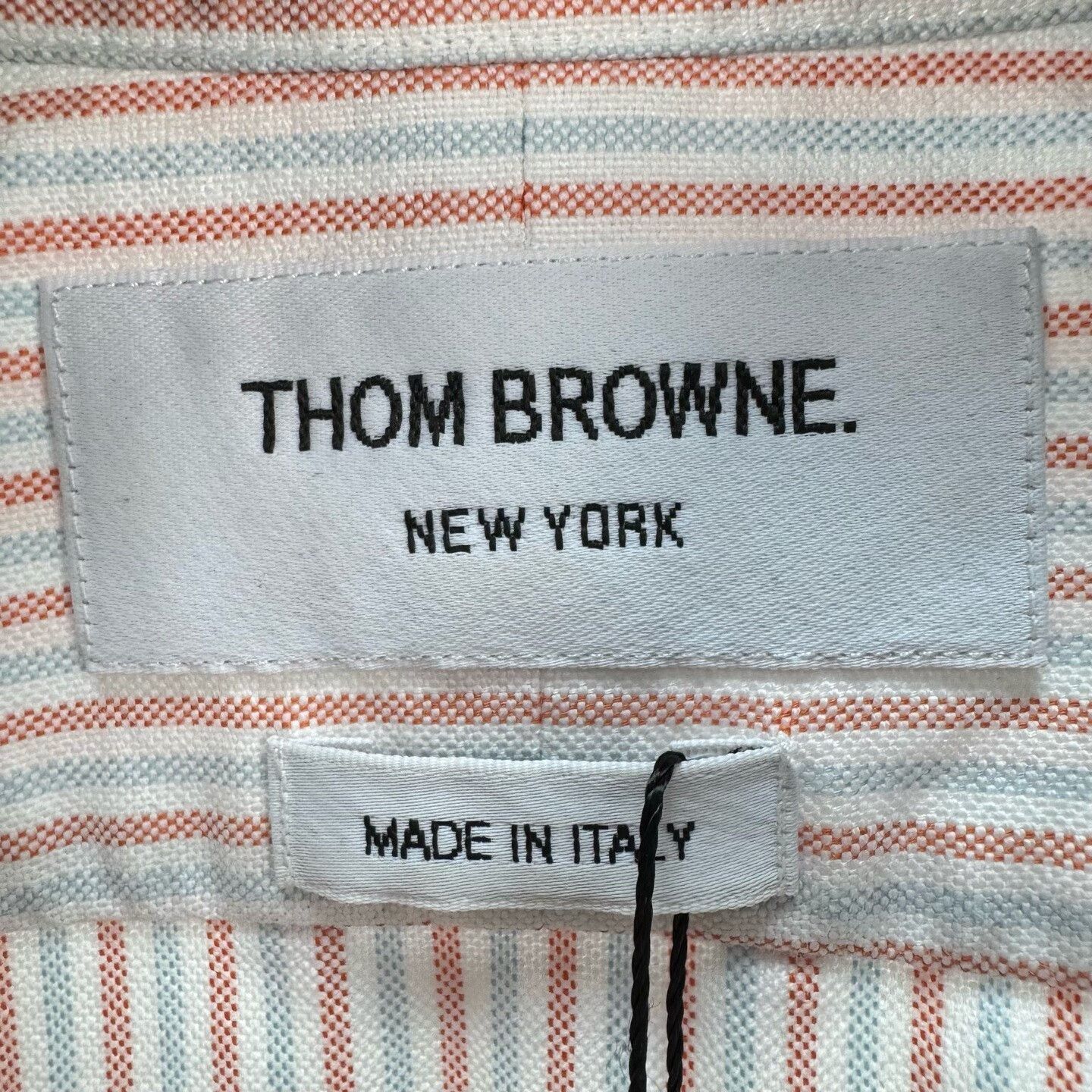 Thom Browne Thom Browne Striped 4-Bar Shirt Size 4 Size US XL / EU 56 / 4 - 7 Thumbnail