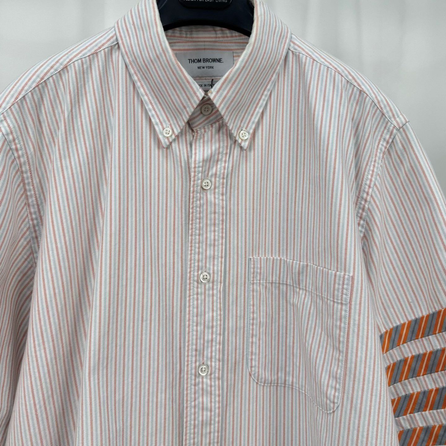Thom Browne Thom Browne Striped 4-Bar Shirt Size 4 Size US XL / EU 56 / 4 - 4 Thumbnail