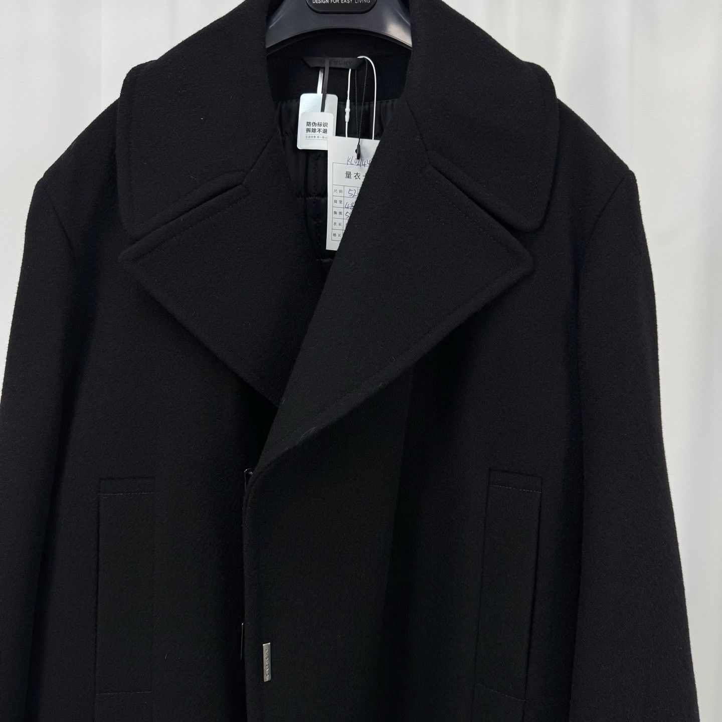 Givenchy Givenchy Wool Coat Size 52 Size US L / EU 52-54 / 3 - 4 Thumbnail
