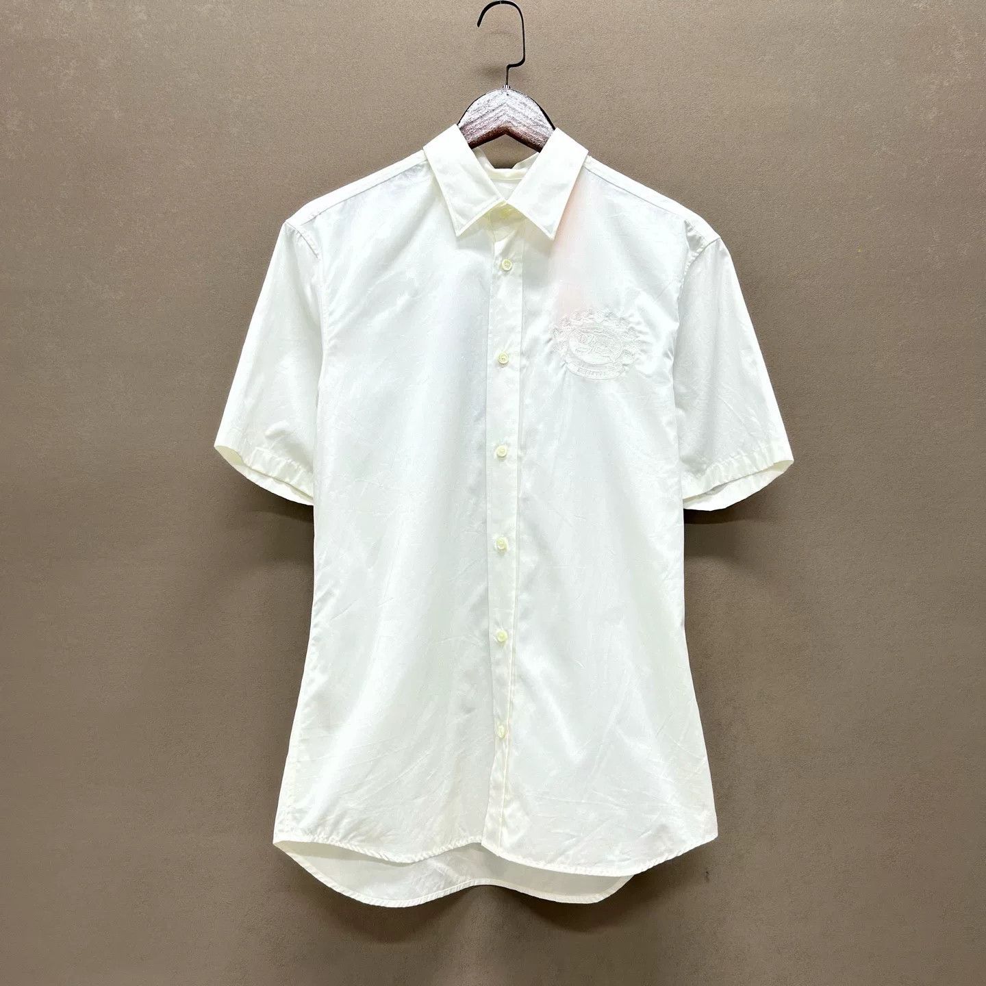 Burberry Burberry Embroidered Logo Short Sleeve Shirt Size S Size US S / EU 44-46 / 1 - 2 Thumbnail