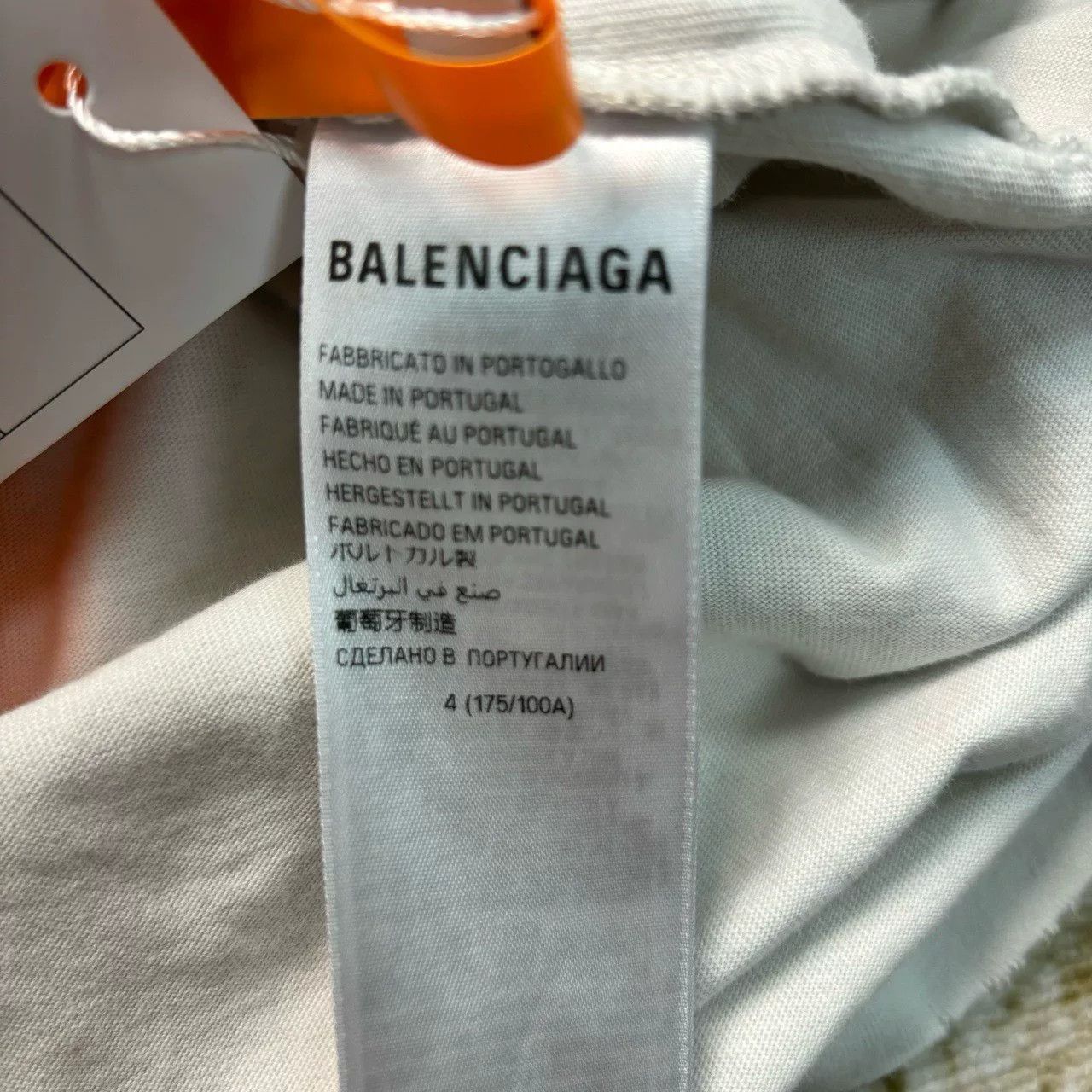Balenciaga Balenciaga Logo Graphic T-Shirt Size XL Size US XL / EU 56 / 4 - 7 Thumbnail