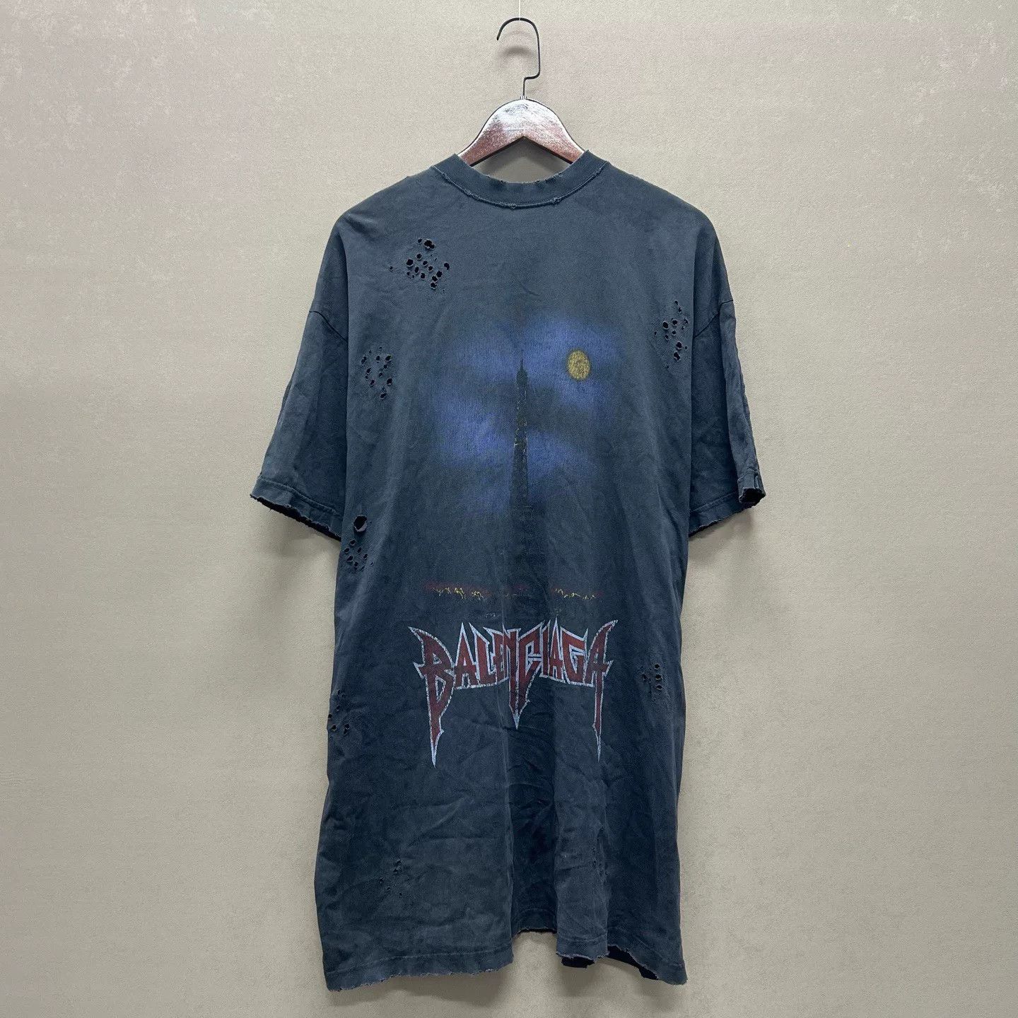 Balenciaga Balenciaga Bitcoin Graphic Print T-Shirt Size M Size US M / EU 48-50 / 2 - 2 Thumbnail