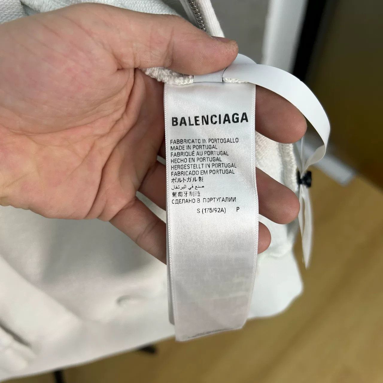 Balenciaga Balenciaga Energy Logo Zip Hoodie Size S Size US S / EU 44-46 / 1 - 5 Thumbnail